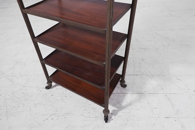Lot 362 - A Regency-style mahogany and brass étagère