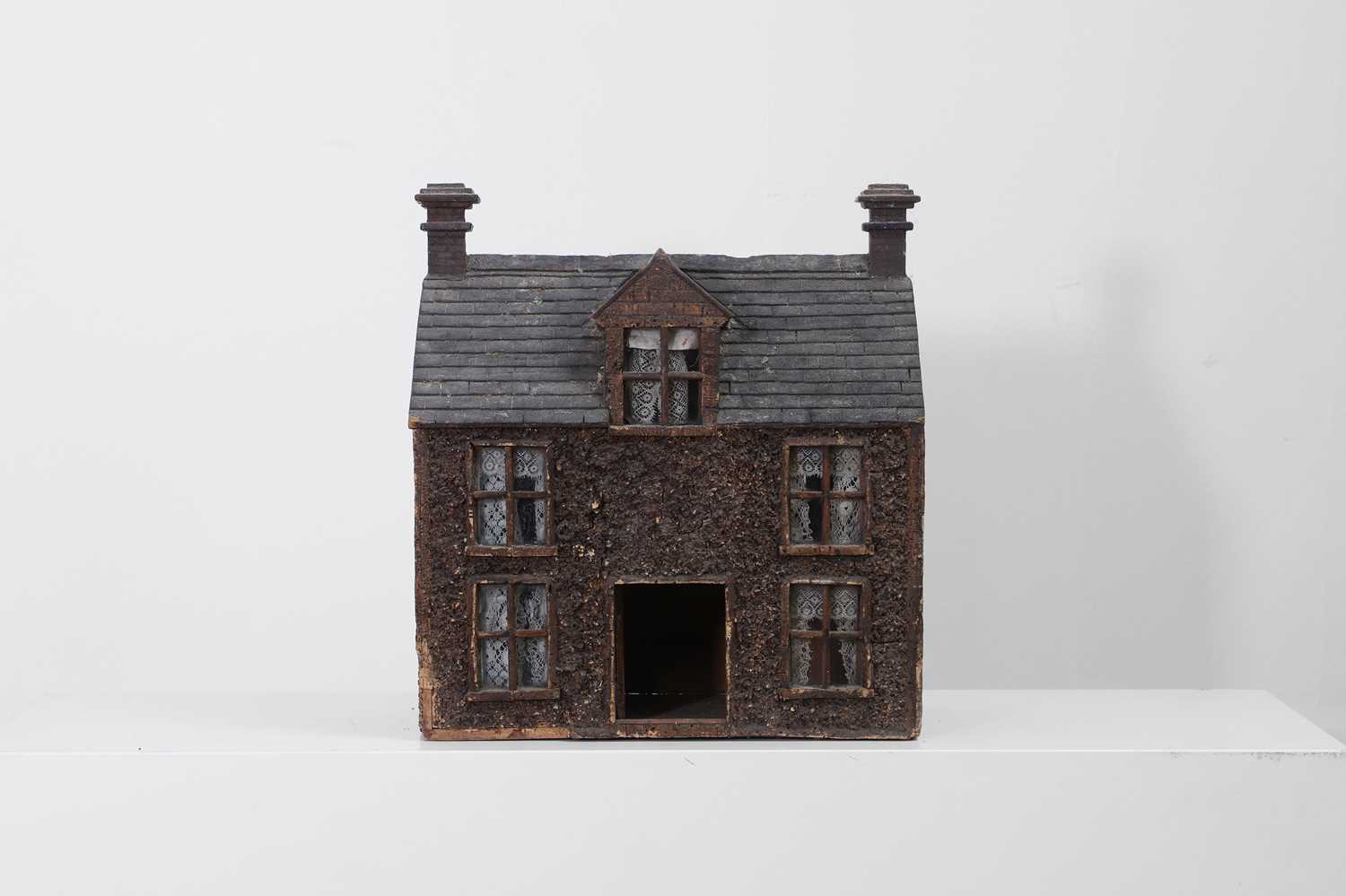 Lot 380 - A folk art model of a house