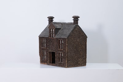 Lot 380 - A folk art model of a house