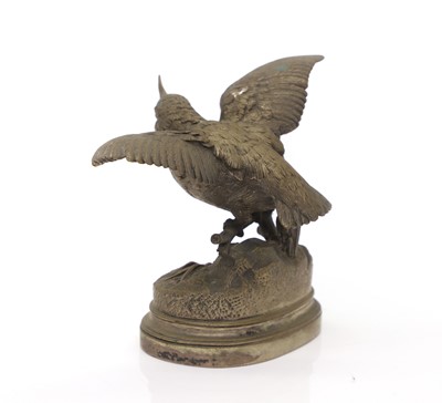 Lot 92 - A bronze kingfisher
