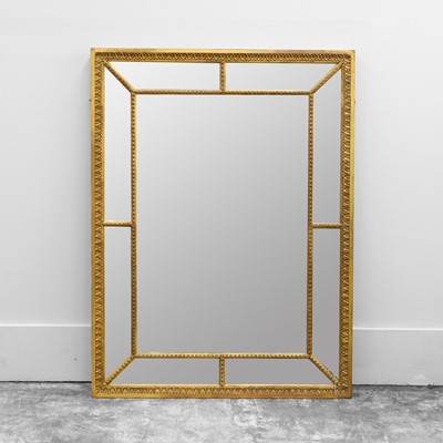 Lot 153 - A George III-style gilt gesso pier mirror