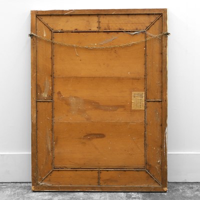 Lot 153 - A George III-style gilt gesso pier mirror