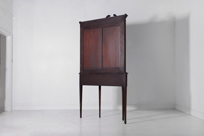 Lot 326 - A George III-style mahogany and satinwood marquetry display cabinet by Edwards & Roberts