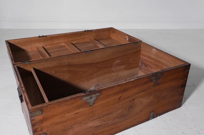 Lot 357 - Two export camphorwood chests
