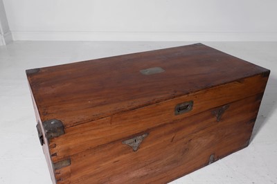 Lot 357 - Two export camphorwood chests
