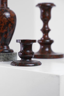 Lot 418 - A group of serpentine objects