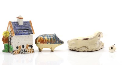 Lot 54 - A group of Staffordshire pottery