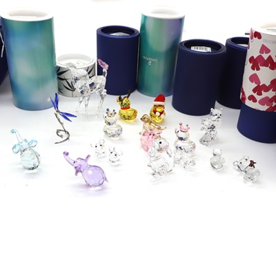 Lot 152 - A collection of Swarovski crystal animal figures