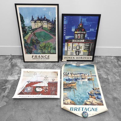 Lot 308 - A group of three European travel posters