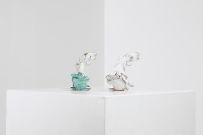 Lot 319 - Two Meissen porcelain figurines