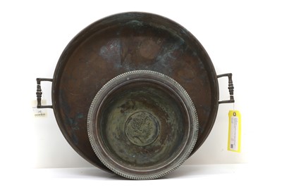 Lot 106 - A copper basin