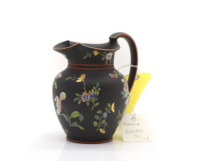 Lot 51 - A black basalt Wedgwood jug