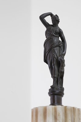 Lot 430 - A bronze figure of Diana