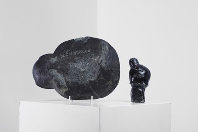 Lot 434 - Two Inuit stone carvings