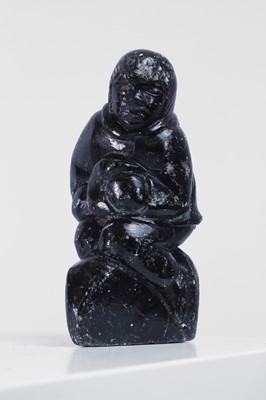 Lot 434 - Two Inuit stone carvings