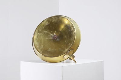 Lot 336 - A large brass chamberstick