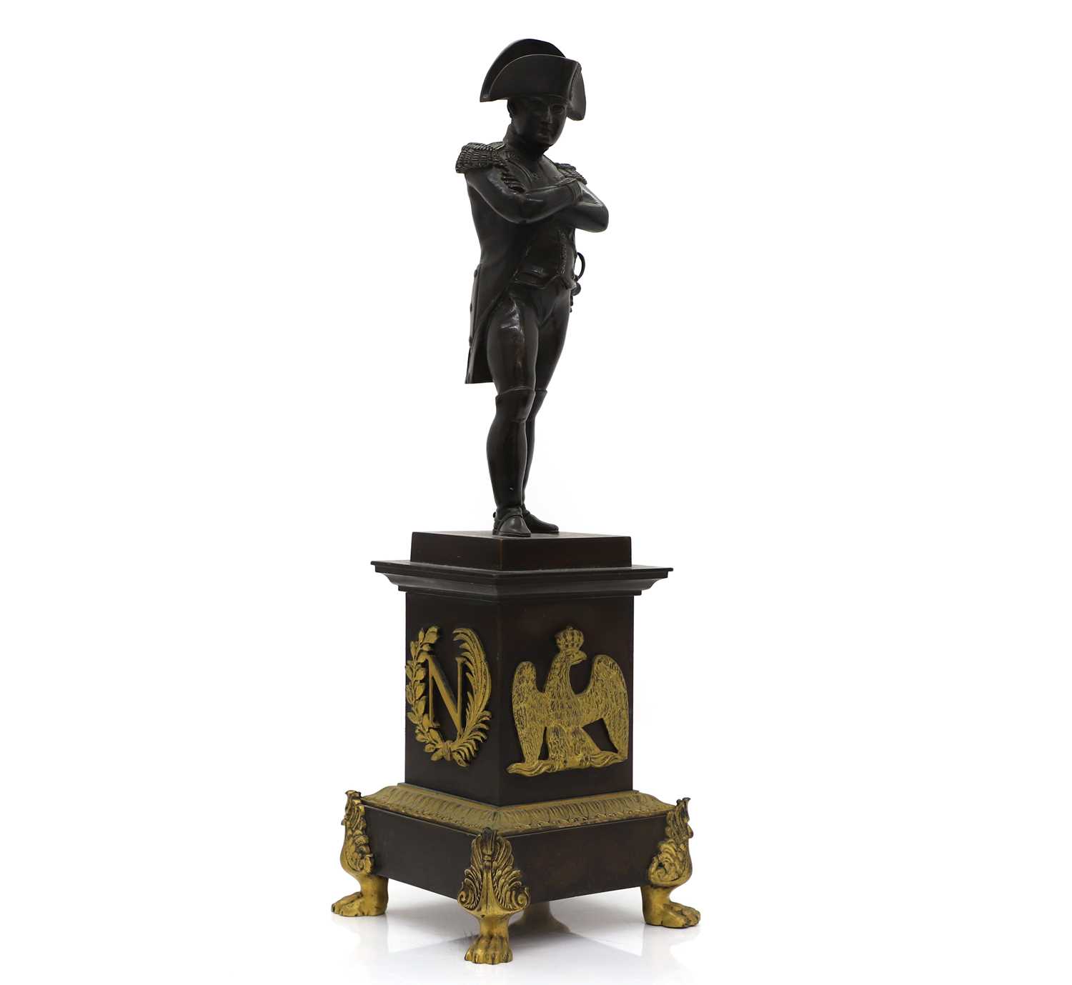 Lot 97 - A bronze figure of Napoleon