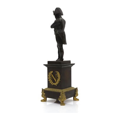 Lot 97 - A bronze figure of Napoleon