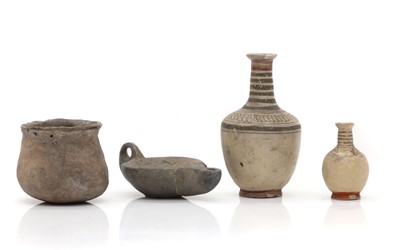 Lot 117 - A roman terracotta oil lamp