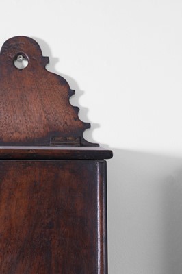 Lot 369 - A pair of mahogany salt boxes