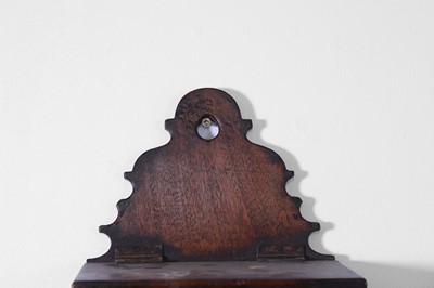 Lot 369 - A pair of mahogany salt boxes