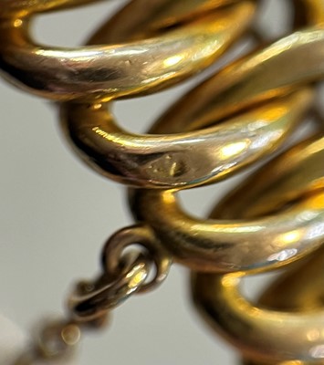 Lot 27 - A late Victorian hinged bangle