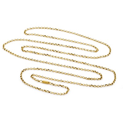 Lot 263 - A Victorian guard chain