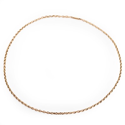 Lot 301 - A late Victorian belcher link chain