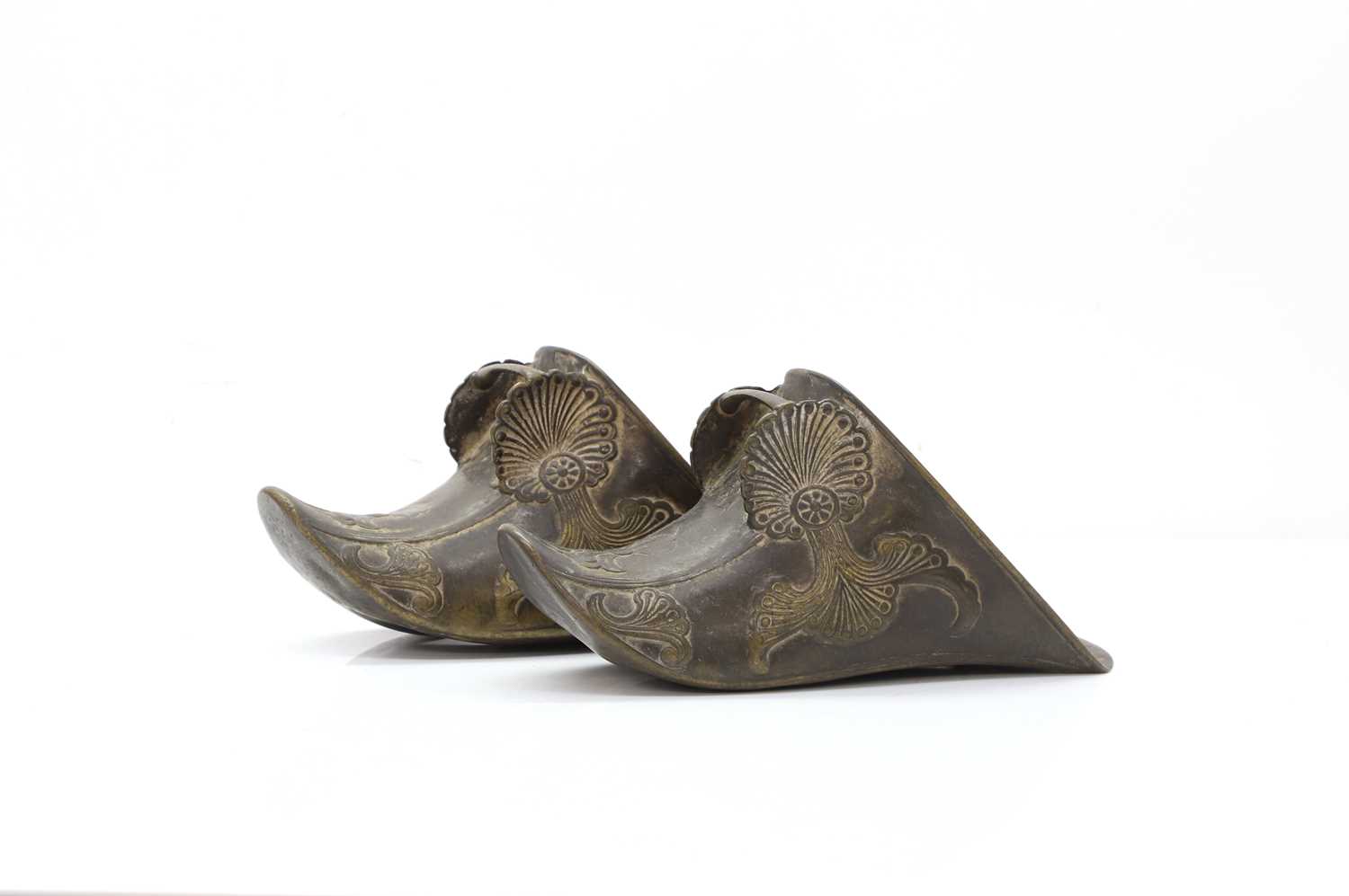 Lot 98 - A pair of Spanish Colonial stirrups