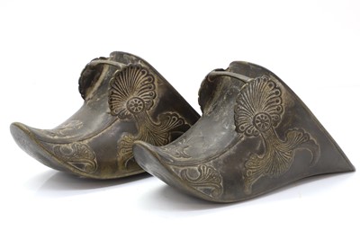 Lot 98 - A pair of Spanish Colonial stirrups