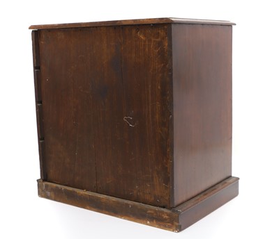 Lot 132 - A mahogany table cabinet
