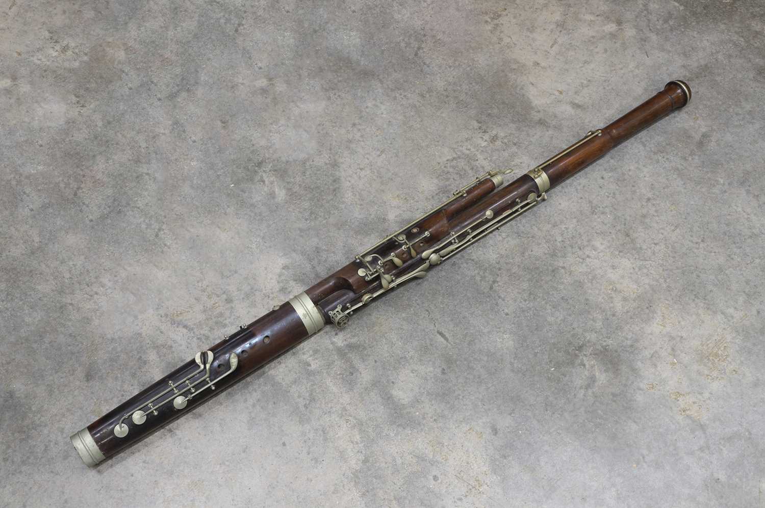 Lot 140 - A rosewood bassoon by Buffet, Paris