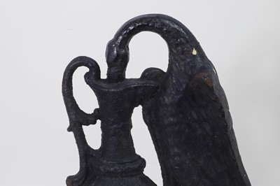 Lot 328 - Two metal door porters