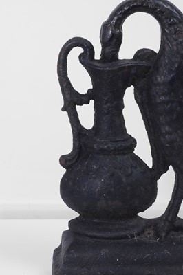 Lot 328 - Two metal door porters