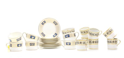 Lot 52 - A collection of Coalport and Spode porcelain cups and saucers