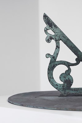 Lot 340 - Two bronze sundials