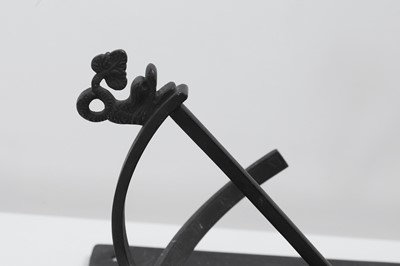 Lot 340 - Two bronze sundials