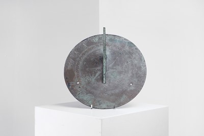 Lot 340 - Two bronze sundials