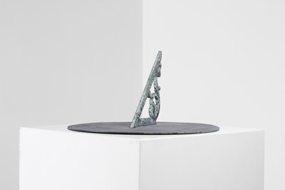 Lot 340 - Two bronze sundials