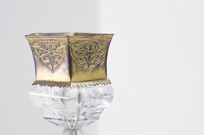 Lot 400 - A Renaissance-style carved rock crystal and gilt-metal-mounted cup