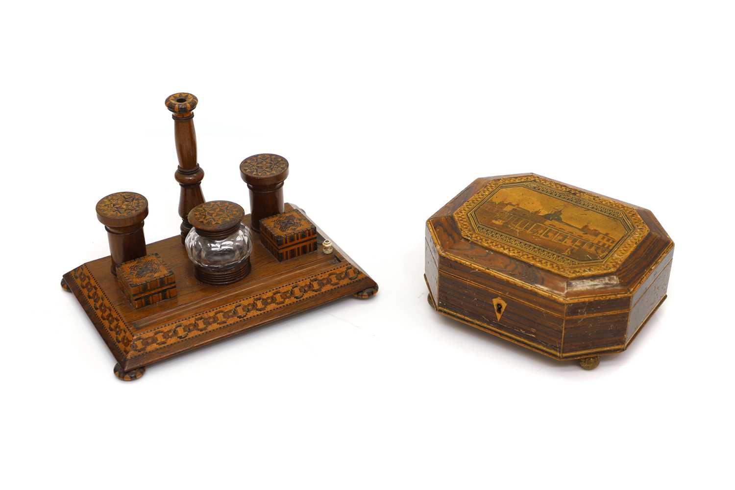 Lot 118 - A Tunbridge ware box