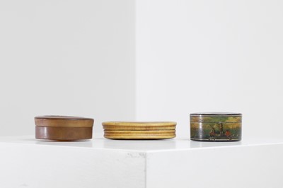 Lot 327 - Three tobacco boxes