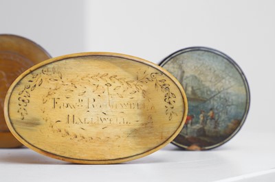 Lot 327 - Three tobacco boxes