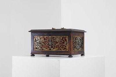 Lot 397 - A Victorian boulle work correspondence box