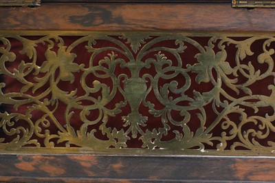 Lot 397 - A Victorian boulle work correspondence box