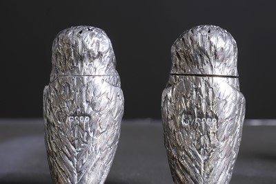 Lot 443 - A pair of Victorian silver casters