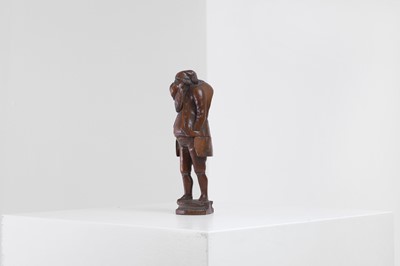 Lot 396 - A Black Forest carved nutcracker