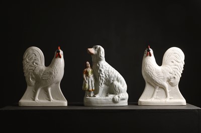 Lot 354 - A group of Staffordshire pottery