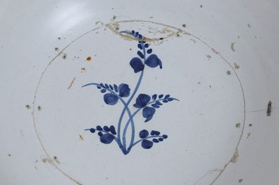 Lot 299 - Two delftware punchbowls