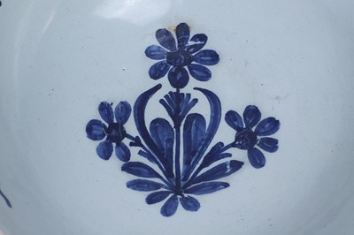 Lot 299 - Two delftware punchbowls